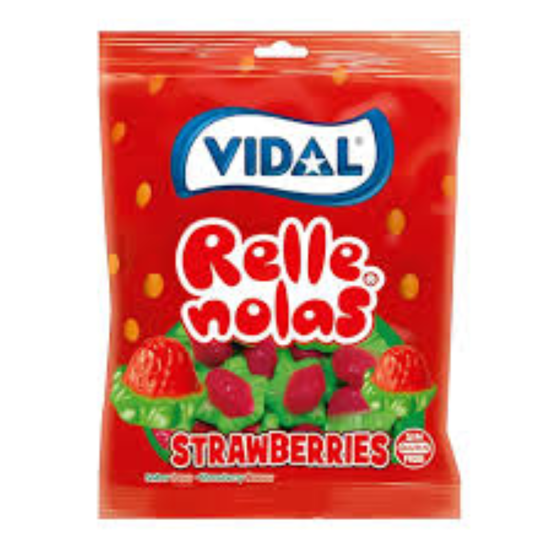 VIDAL RELLE NOLAS STRAWBERRIES 90G
